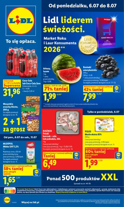 Lidl - gazetka promocyjna Oferta od poniedziałku  