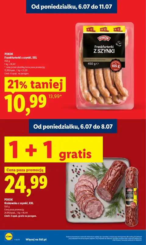 Lidl - gazetka promocyjna Oferta od poniedziałku od poniedziałku 06.07 do środy 08.07 - strona 12