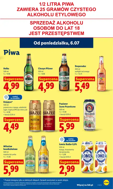 Lidl - gazetka promocyjna Oferta od poniedziałku od poniedziałku 06.07 do środy 08.07 - strona 75