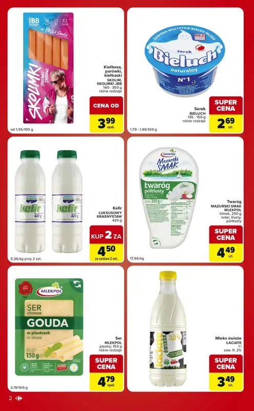 Carrefour Market - gazetka promocyjna Gazetka Ekspresowe zakupy od wtorku 07.07 do poniedziałku 13.07 - strona 2