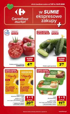 Carrefour Market - gazetka promocyjna Gazetka Ekspresowe zakupy od wtorku 07.07 do poniedziałku 13.07