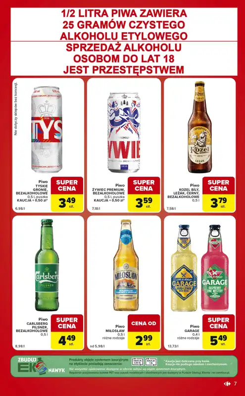 Carrefour Market - gazetka promocyjna Gazetka Ekspresowe zakupy od wtorku 07.07 do poniedziałku 13.07 - strona 7