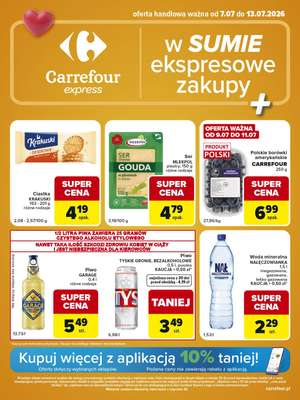 Carrefour Express - gazetka promocyjna Gazetka Express od wtorku 07.07 do poniedziałku 13.07