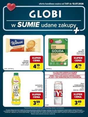 Globi - gazetka promocyjna Gazetka Globi od wtorku 07.07 do poniedziałku 13.07