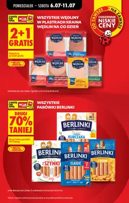 Biedronka - gazetka promocyjna Od poniedziałku od poniedziałku 06.07 do soboty 11.07 - strona 7