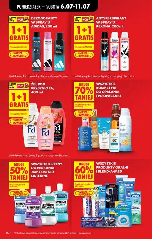 Biedronka - gazetka promocyjna Od poniedziałku od poniedziałku 06.07 do soboty 11.07 - strona 16