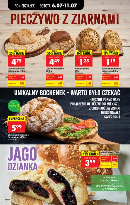 Biedronka - gazetka promocyjna Od poniedziałku od poniedziałku 06.07 do soboty 11.07 - strona 60