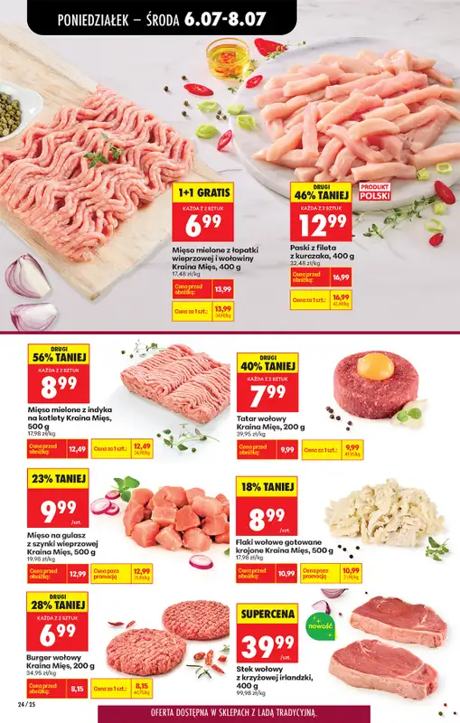 Biedronka - gazetka promocyjna Od poniedziałku, Z ladą tradycyjną od poniedziałku 06.07 do soboty 11.07 - strona 32