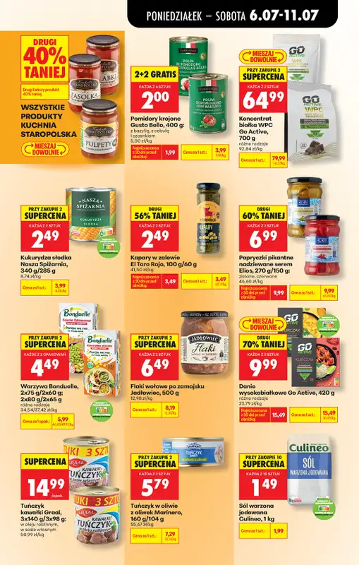 Biedronka - gazetka promocyjna Od poniedziałku, Z ladą tradycyjną od poniedziałku 06.07 do soboty 11.07 - strona 51