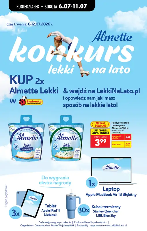 Biedronka - gazetka promocyjna Od poniedziałku, Z ladą tradycyjną od poniedziałku 06.07 do soboty 11.07 - strona 77