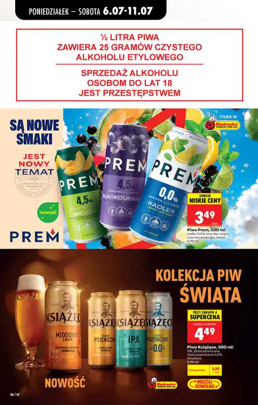 Biedronka - gazetka promocyjna Od poniedziałku, Z ladą tradycyjną od poniedziałku 06.07 do soboty 11.07 - strona 66