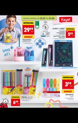 Biedronka - gazetka promocyjna Do Mojej szkoły idę od poniedziałku 06.07 do poniedziałku 31.08 - strona 6