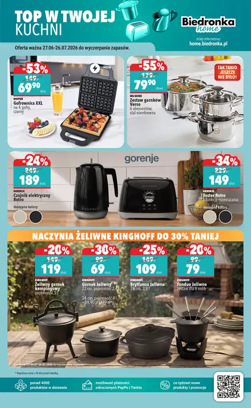 Biedronka - gazetka promocyjna Hity i inspiracje, od 04.07 od soboty 04.07 do środy 22.07 - strona 49