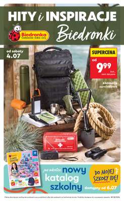 Biedronka - gazetka promocyjna Hity i inspiracje, od 04.07 od soboty 04.07 do środy 22.07