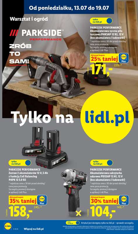 Lidl - gazetka promocyjna Katalog od poniedziałku 13.07 do soboty 18.07 - strona 30