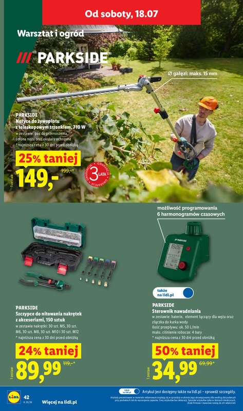 Lidl - gazetka promocyjna Katalog od poniedziałku 13.07 do soboty 18.07 - strona 48