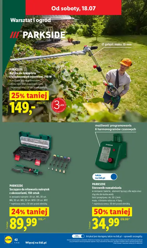 Lidl - gazetka promocyjna Katalog od poniedziałku 13.07 do soboty 18.07 - strona 48