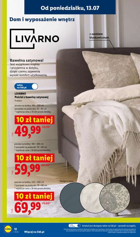 Lidl - gazetka promocyjna Katalog od poniedziałku 13.07 do soboty 18.07 - strona 12