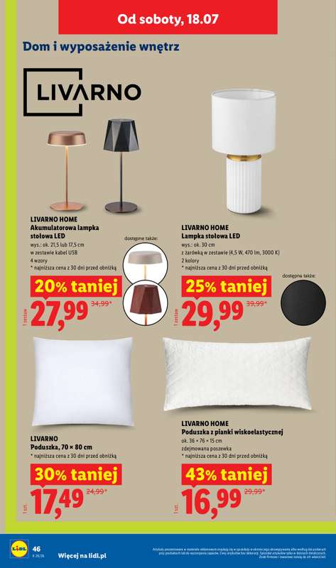 Lidl - gazetka promocyjna Katalog od poniedziałku 13.07 do soboty 18.07 - strona 52