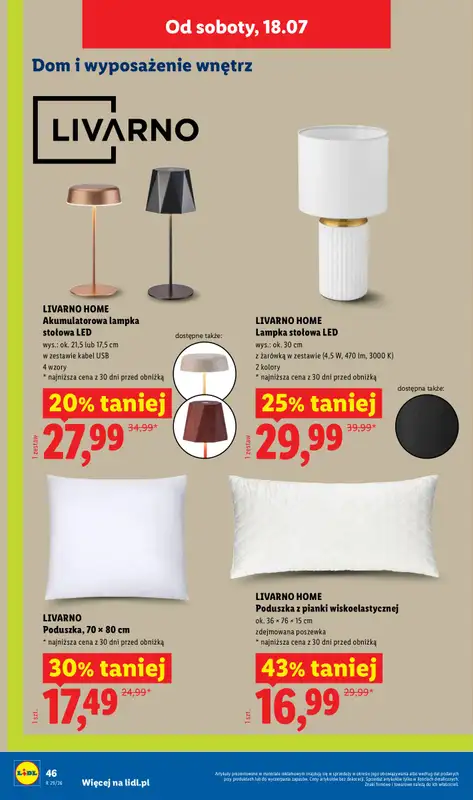 Lidl - gazetka promocyjna Katalog od poniedziałku 13.07 do soboty 18.07 - strona 52