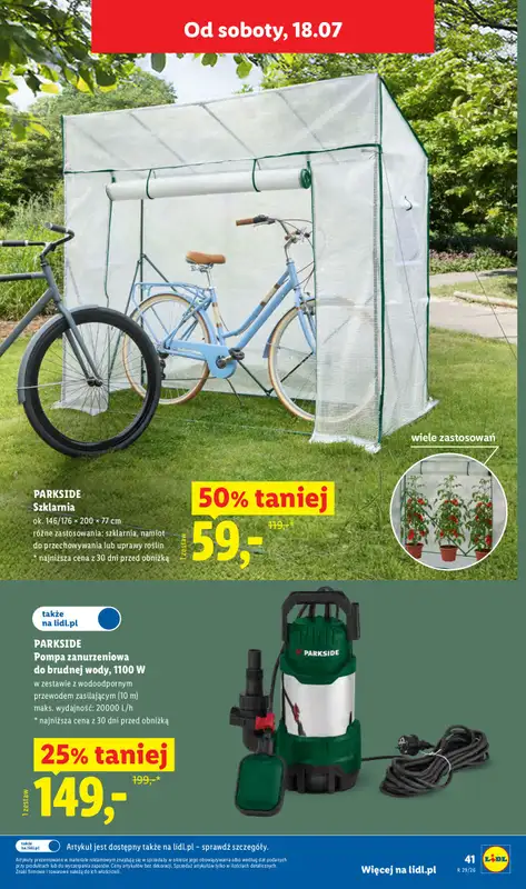 Lidl - gazetka promocyjna Katalog od poniedziałku 13.07 do soboty 18.07 - strona 47