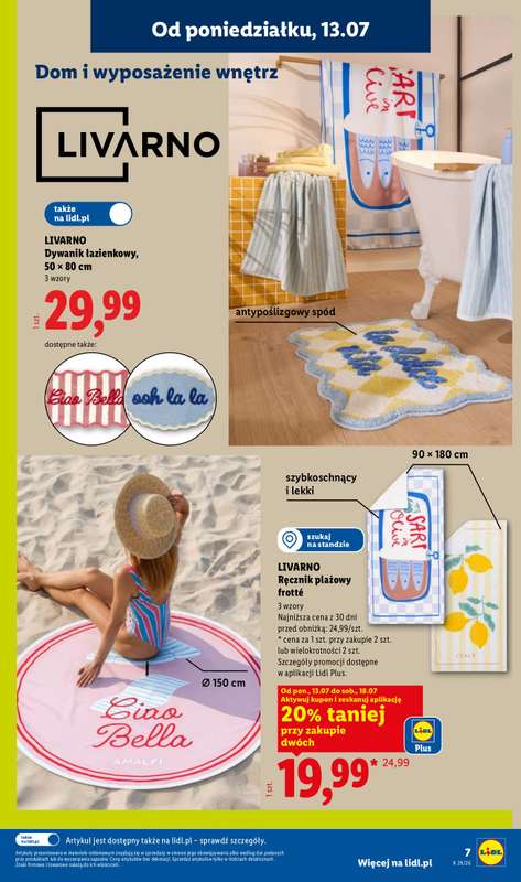 Lidl - gazetka promocyjna Katalog od poniedziałku 13.07 do soboty 18.07 - strona 7