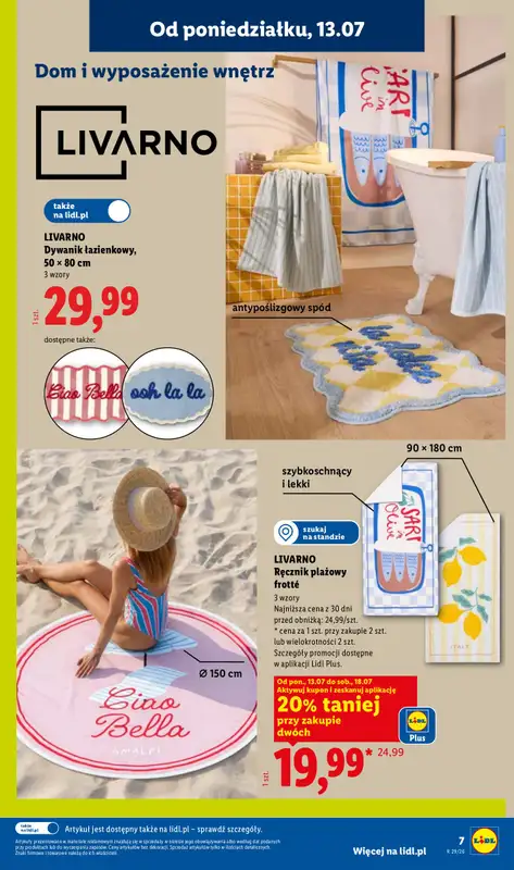 Lidl - gazetka promocyjna Katalog od poniedziałku 13.07 do soboty 18.07 - strona 7