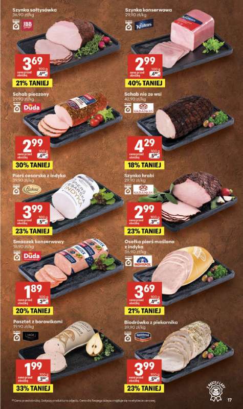 Delikatesy Centrum - gazetka promocyjna Gazetka  do środy 15.07 - strona 17