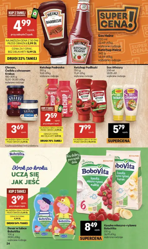 Delikatesy Centrum - gazetka promocyjna Gazetka  do środy 15.07 - strona 24