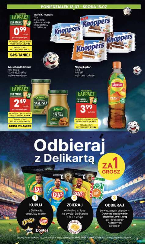 Delikatesy Centrum - gazetka promocyjna Gazetka  do środy 15.07 - strona 3