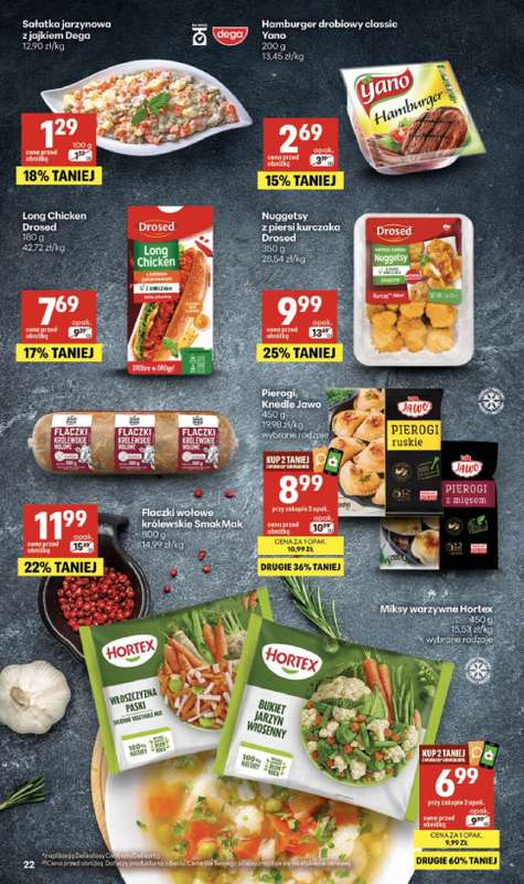 Delikatesy Centrum - gazetka promocyjna Gazetka  do środy 15.07 - strona 22
