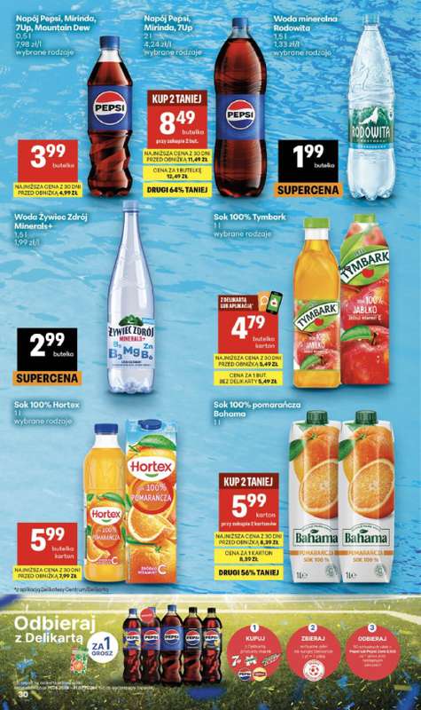 Delikatesy Centrum - gazetka promocyjna Gazetka  do środy 15.07 - strona 30