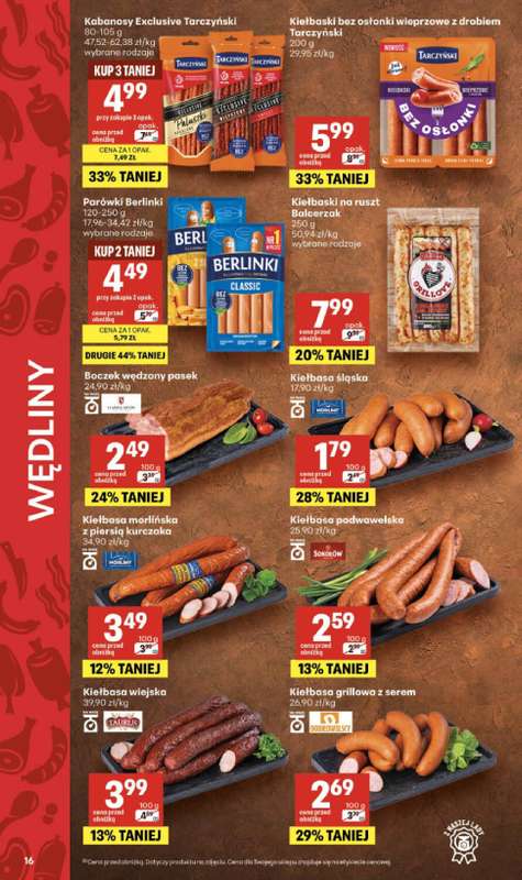 Delikatesy Centrum - gazetka promocyjna Gazetka  do środy 15.07 - strona 16
