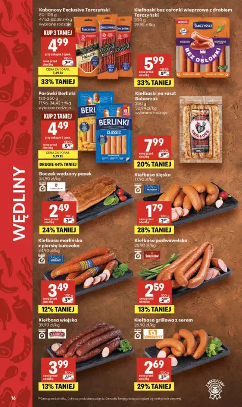 Delikatesy Centrum - gazetka promocyjna Gazetka  do środy 15.07 - strona 16