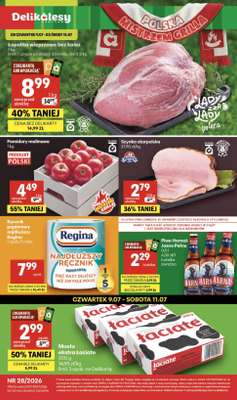 Delikatesy Centrum - gazetka promocyjna Gazetka  do środy 15.07