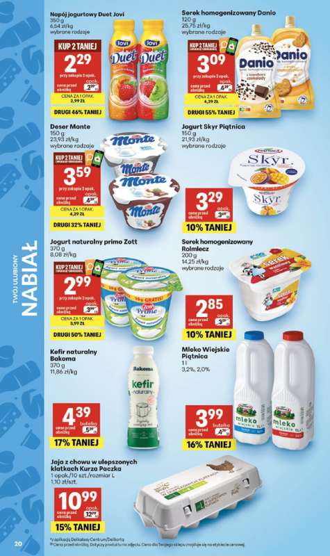 Delikatesy Centrum - gazetka promocyjna Gazetka  do środy 15.07 - strona 20