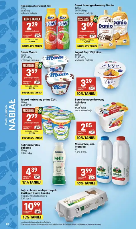 Delikatesy Centrum - gazetka promocyjna Gazetka  do środy 15.07 - strona 20