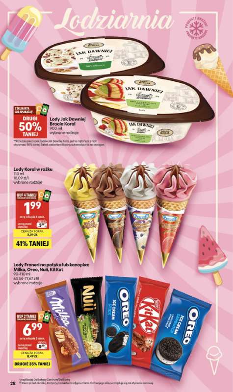 Delikatesy Centrum - gazetka promocyjna Gazetka  do środy 15.07 - strona 28