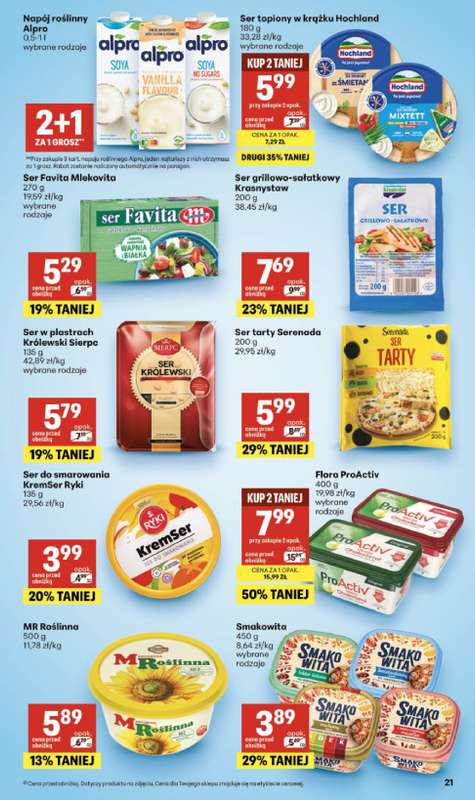 Delikatesy Centrum - gazetka promocyjna Gazetka  do środy 15.07 - strona 21