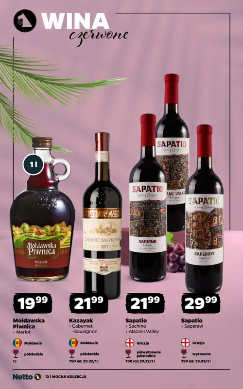 Netto - gazetka promocyjna Mocna Kolekcja - Wina  do soboty 18.07 - strona 12