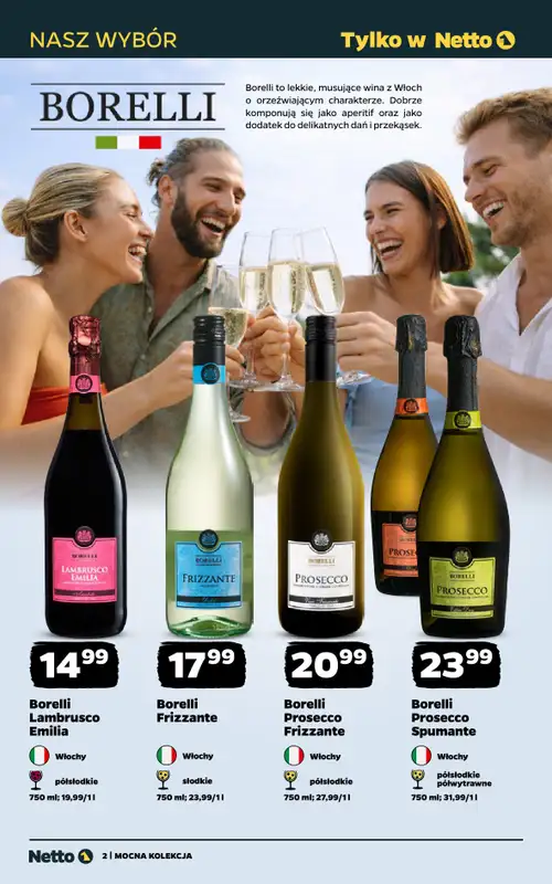 Netto - gazetka promocyjna Mocna Kolekcja - Wina  do soboty 18.07 - strona 2