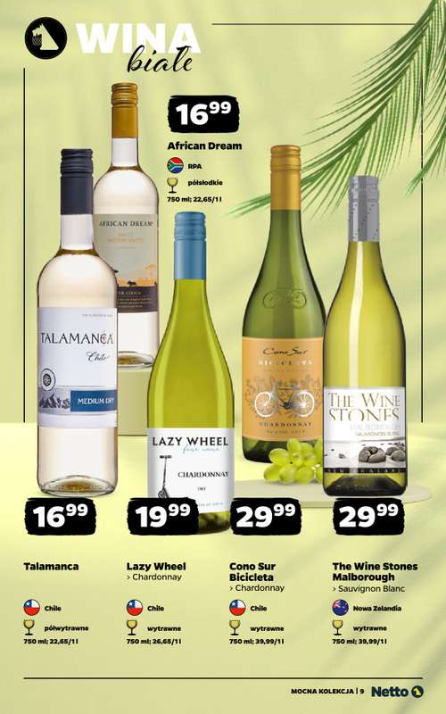 Netto - gazetka promocyjna Mocna Kolekcja - Wina  do soboty 18.07 - strona 9