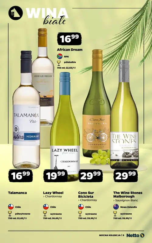 Netto - gazetka promocyjna Mocna Kolekcja - Wina  do soboty 18.07 - strona 9