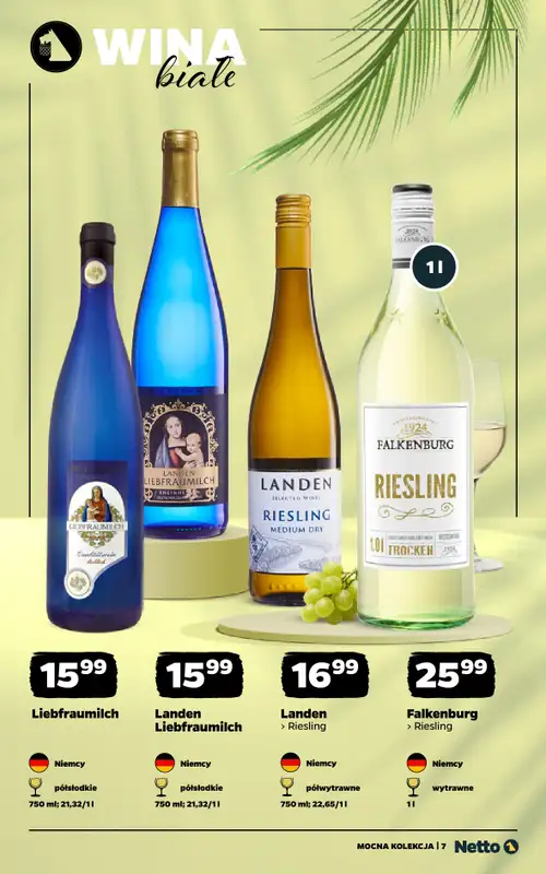 Netto - gazetka promocyjna Mocna Kolekcja - Wina  do soboty 18.07 - strona 7