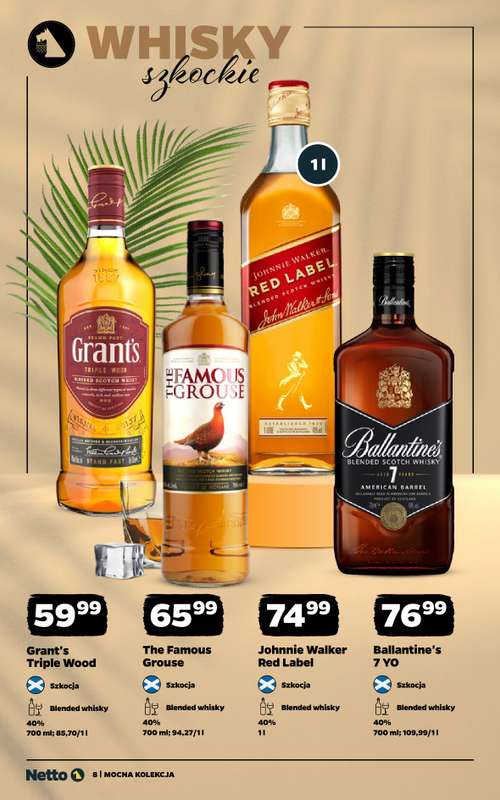 Netto - gazetka promocyjna Mocna Kolekcja - Mocne Alkohole  do soboty 18.07 - strona 8