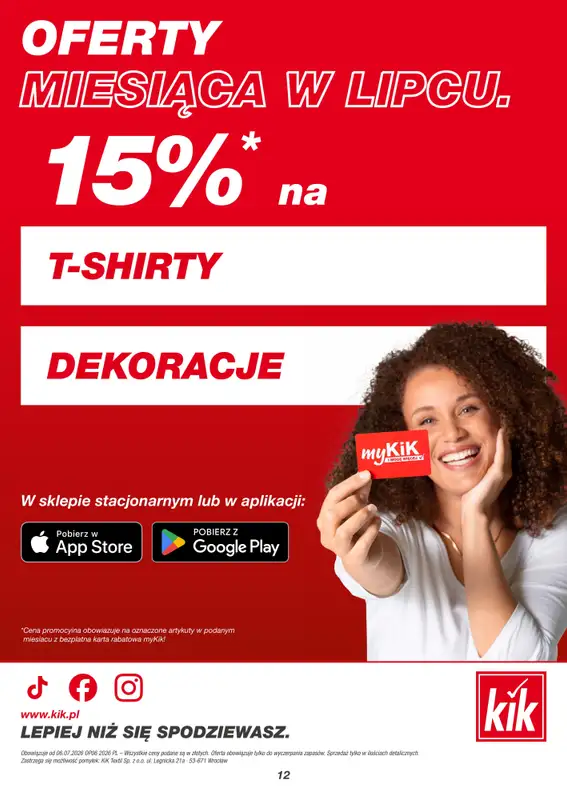 KiK - gazetka promocyjna Gazetka   - strona 12