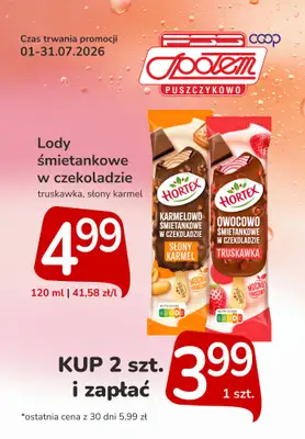 Społem - Blisko i Korzystnie - gazetka promocyjna Plakat promocyjny PSS Puszczykowo od poniedziałku 06.07 do piątku 31.07