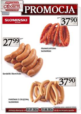 Społem - Blisko i Korzystnie - gazetka promocyjna Plakat promocyjny PSS Puszczykowo od poniedziałku 06.07 do poniedziałku 31.08