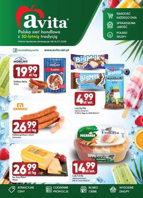 Avita - gazetka promocyjna Gazetka od środy 08.07 do wtorku 14.07