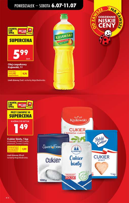 Biedronka - gazetka promocyjna Od poniedziałku od poniedziałku 06.07 do soboty 11.07 - strona 6